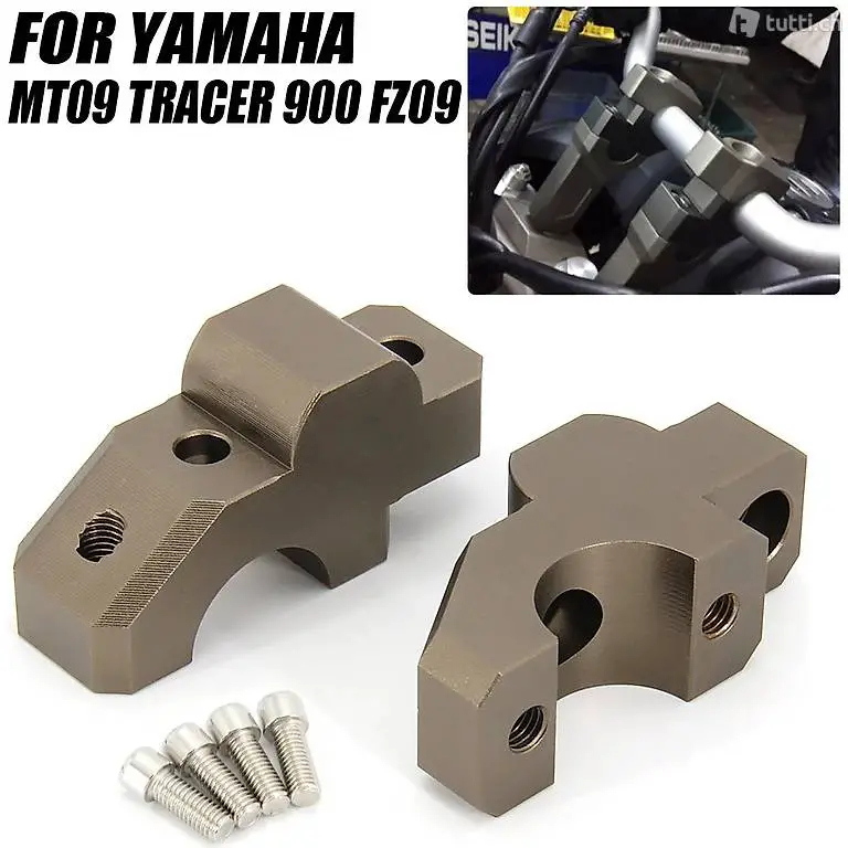  FÜR YAMAHA MT09 Tracer 900 GT Motorrad Lenker Adapter Halter