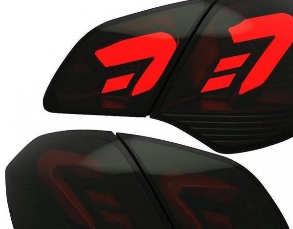  OPEL ASTRA J 5-Türer LED RÜCKLEUCHTEN BLACK/SMOKE