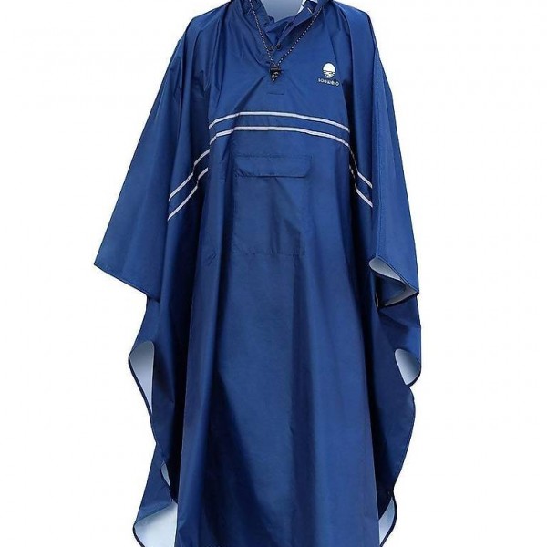  Regenponcho - 100% Wasserdicht, Lang, Leicht