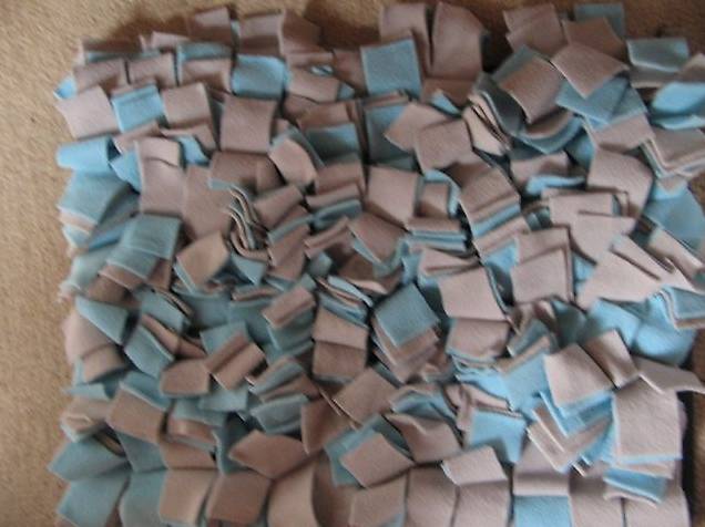 Schnüffel Teppich blau für Hunde oder auch Katzen