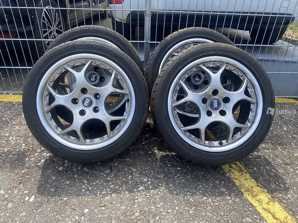 4x Space Wheels Felgen - 205/50 R17 - Sommer