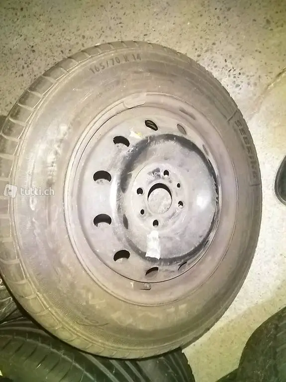 Fiat, Alfa, Lancia 14 diverse Stahlfelgen einzeln