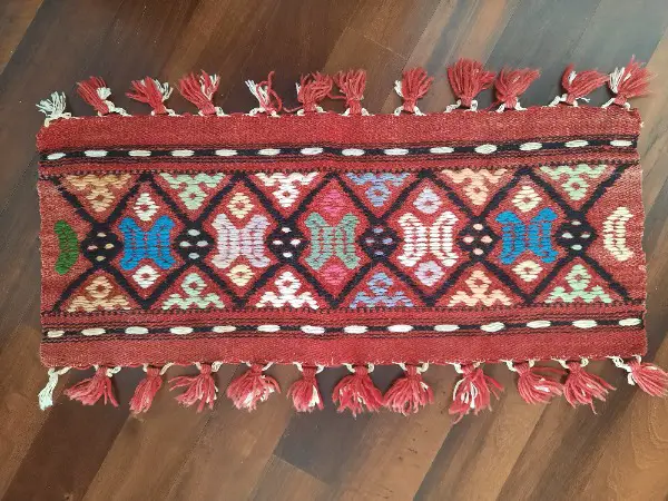 Kelim, antik aus Griechenland 32x59cm, Tischdekoration