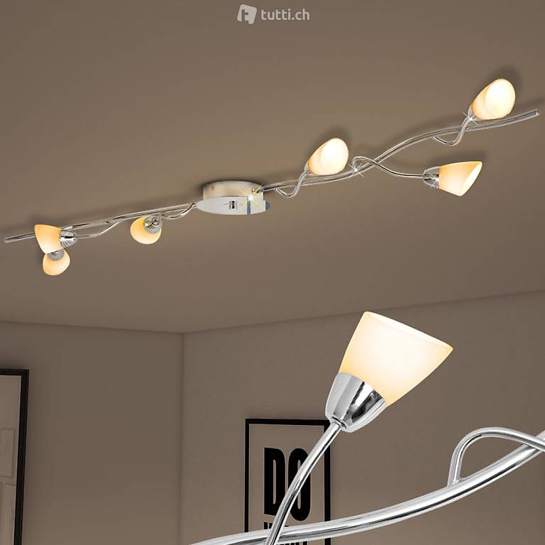  Deckenleuchte mit 6 LED-Glühlampen G9 240 W 504
