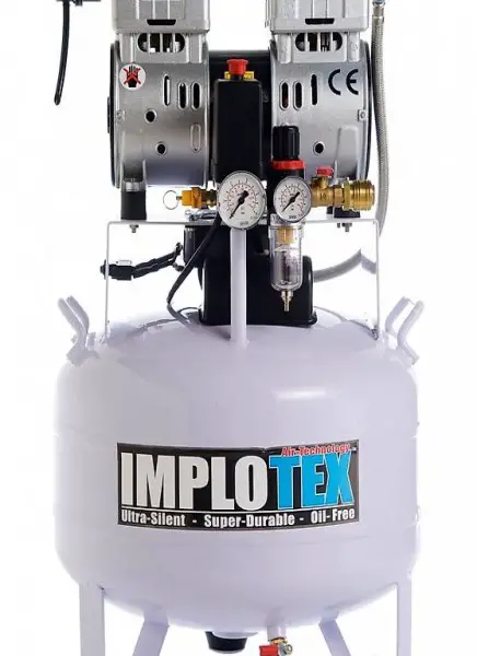  Druckluft Silent Kompressor IMPLOTEX 850 W, 30 l, 55 dB