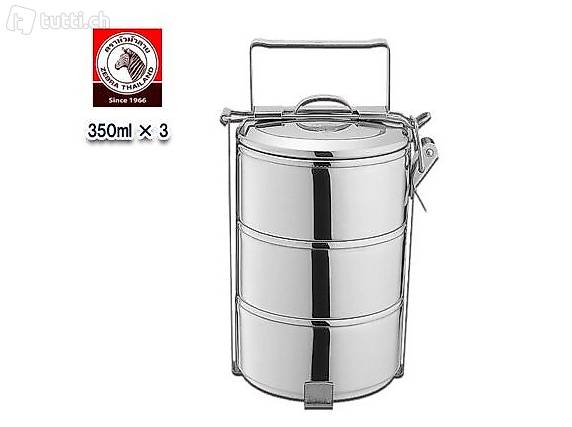  Tiffin Box | Lunchbox Edelstahl NEU