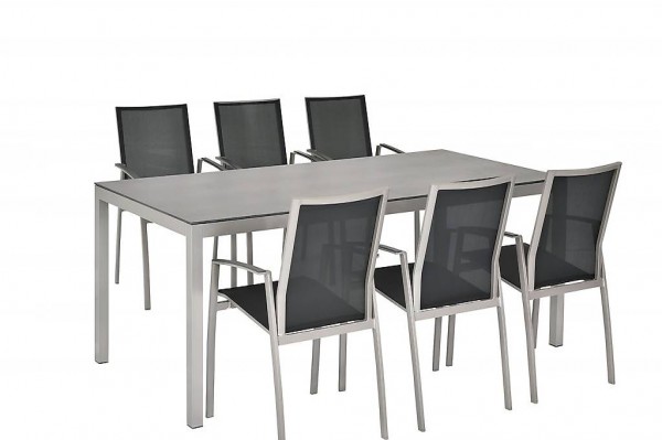  Tisch Flexor 2100 x 950mm mit Dekton 8mm Platte