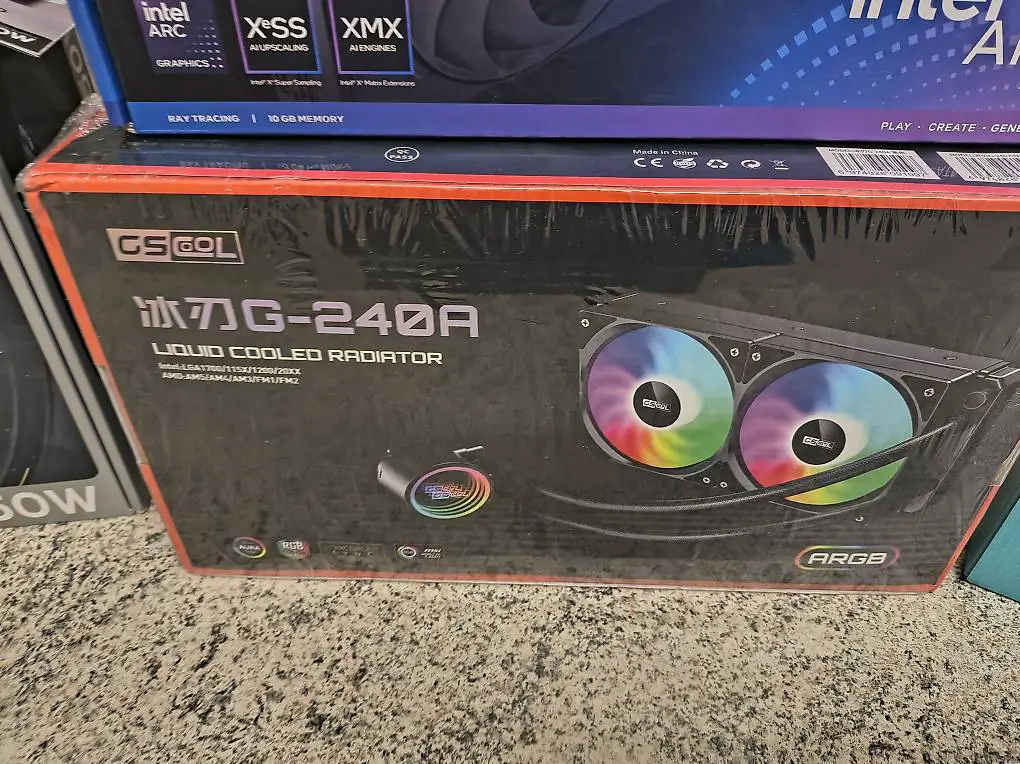 Grafikkarte wasserkühlung Netzteil CPU lüfter