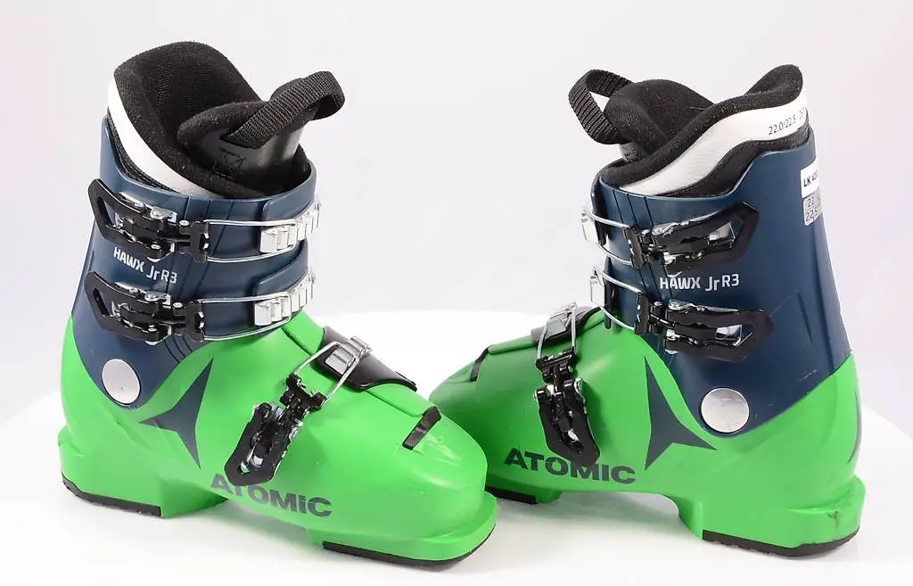 kinderskischuhe atomic hawx jr r3 green 33 34 35 36 36,5 37