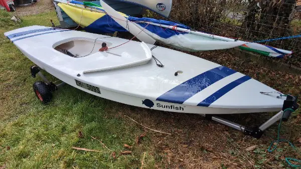 Sunfish Jolle von Laser Performance ca 30 x gesegelt Top