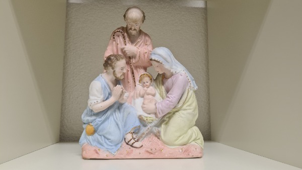 Krippe Hl. Familie Jesus Maria Joseph Figur