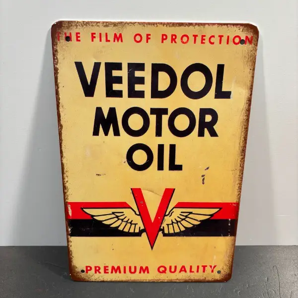 >TOP: blechschild veedol motor oil company petromobilia Racing