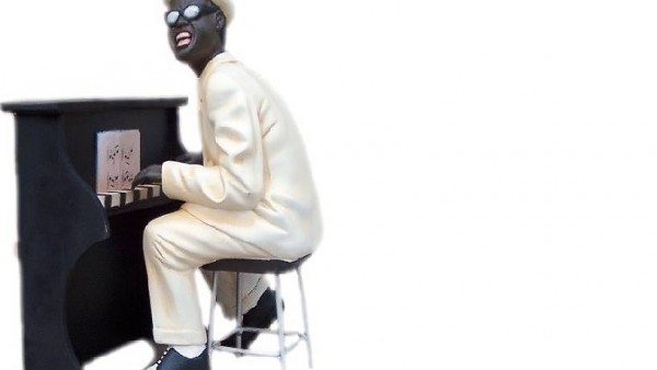  DESIGN RAY CHARLES FIGUR STATUE SKULPTUR FIGUREN DEKO 4004