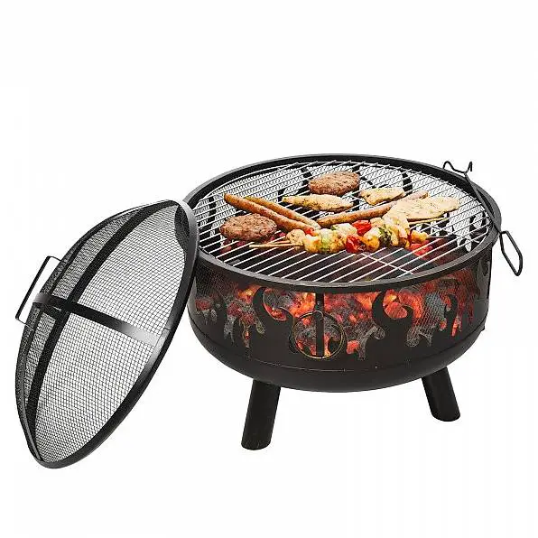  Feuerschale Feuerkorb mit Grill und