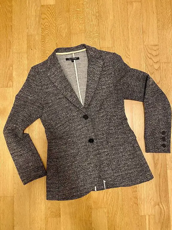 Marco Polo Blazer aus Wolle/Baumwolle
