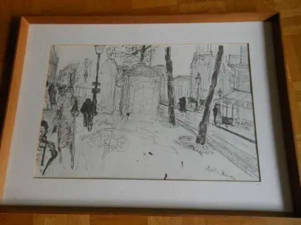 BILD von DUBLIN PARIS 1932 und BILD von WALTER SCHÜPFER