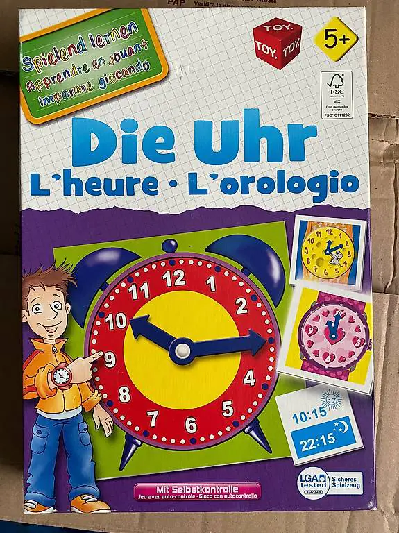 Die Uhr - Spielend lernen