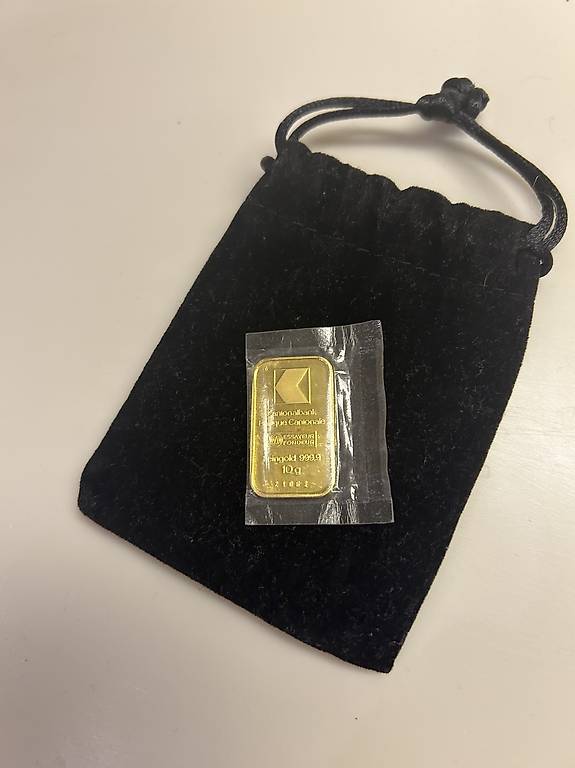 10 Gramm Goldbarren - Fine Gold 999.9