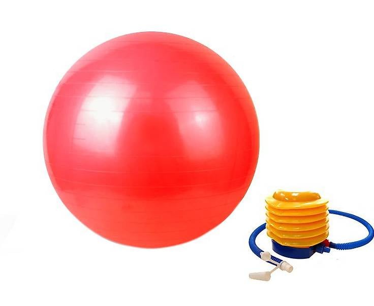  Gymnastikball 75 cm rot inkl. Pumpe