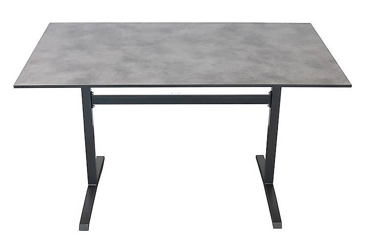 Gartentisch 130x80 HPL grau Balkontisch Tisch klappbar