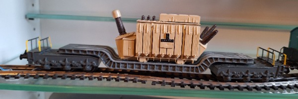 Trix Express 1x Tiefladewagen Trafowagen Siemens, Spur H0