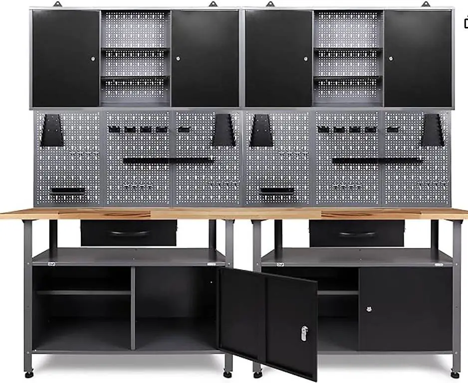 Werkstatteinrichtung Werkstatt Set Werkbank Klaus 240 cm