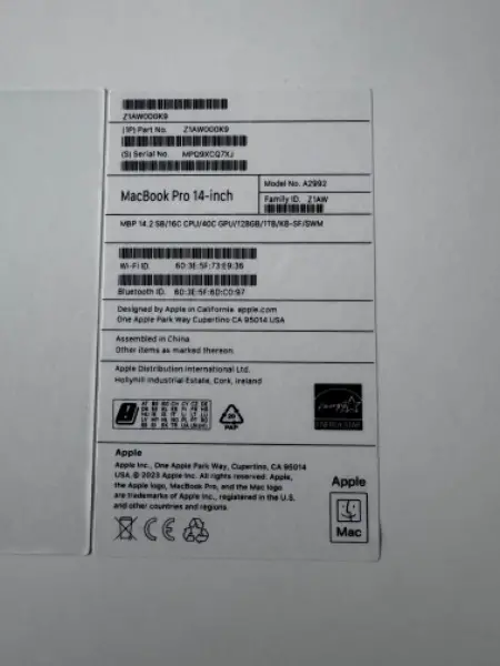 m3 max 2023 16c cpu/40c gpu/1 tb/128 gb