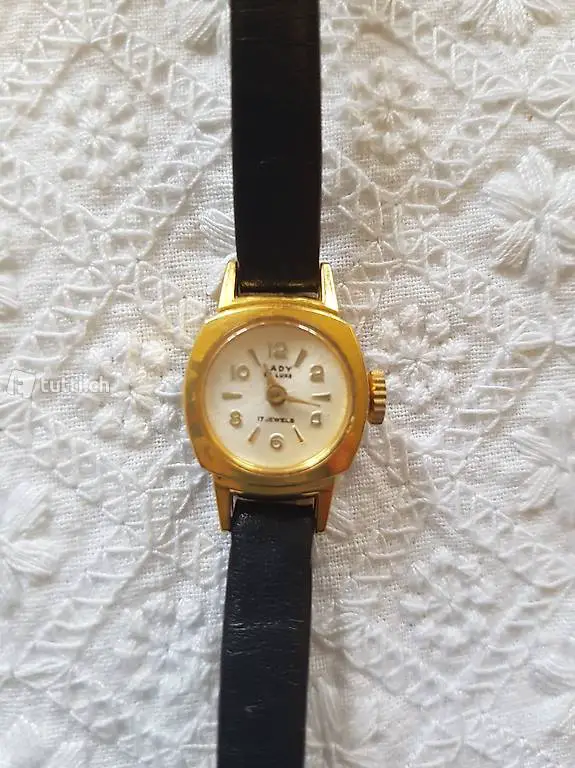 Armbanduhr, Damen, Lady de luxe, 17 Jewels