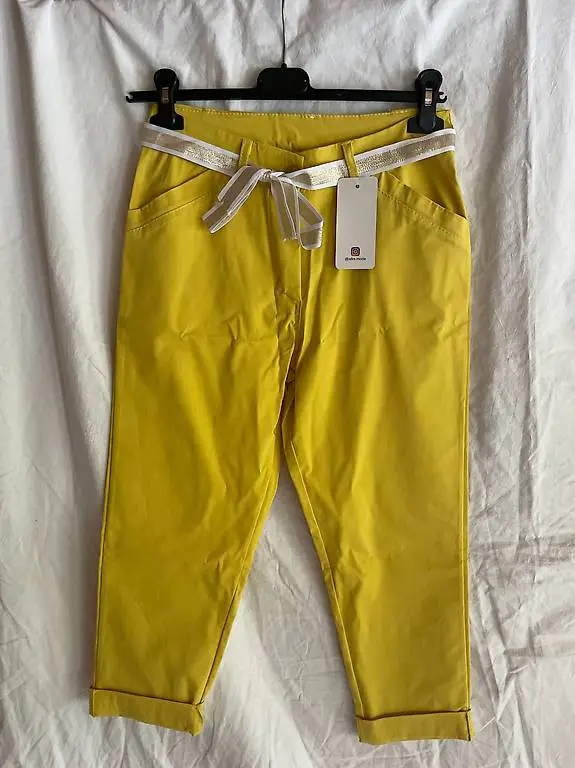 Damenhose gelb Capristyle