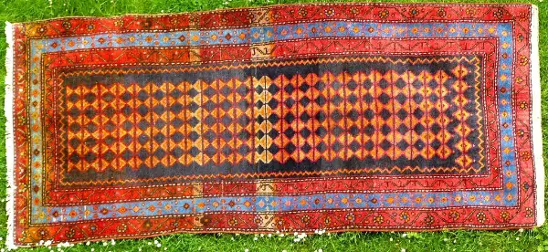 Orientteppich Heriz selten 268x120, 19. Jh. T117