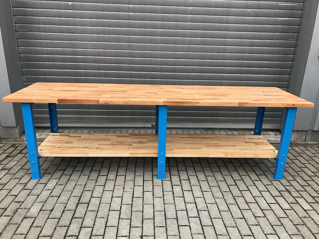 Werkbank 3 Meter mit Ablage