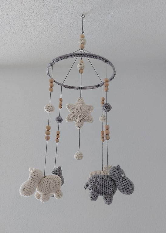 Baby / Mobile Nilpferd / Hippo