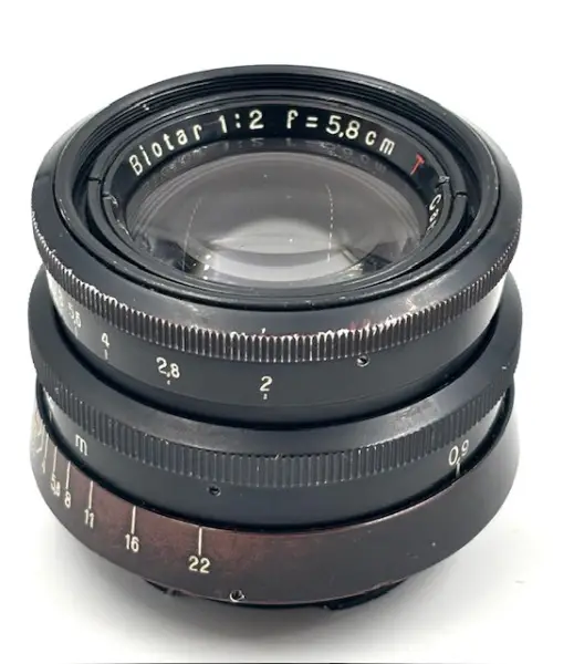 Zeiss Jena Biotar 58mm F2 17-Blades "Manual Version", black