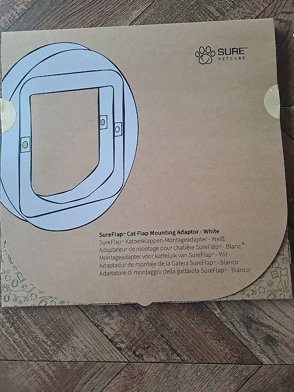 Adapterplatte für Katzenklappe