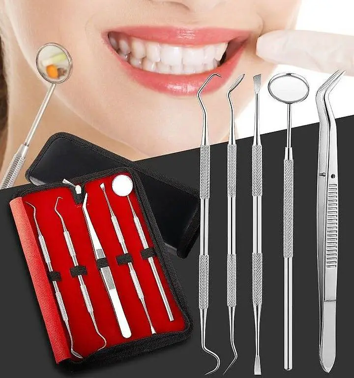 Portofrei 5er Dental Set Zahnreinigung Zahnpflege