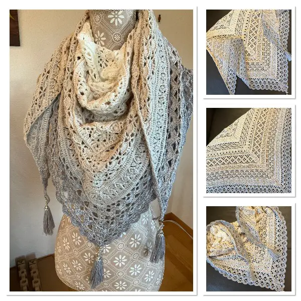 Dreiecks/Schultertuch „Eos“