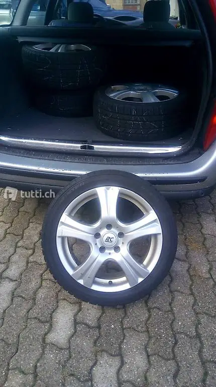 VENDO 4 Cerchi RC con Gomme 80% Marca EuroWinter Invernali