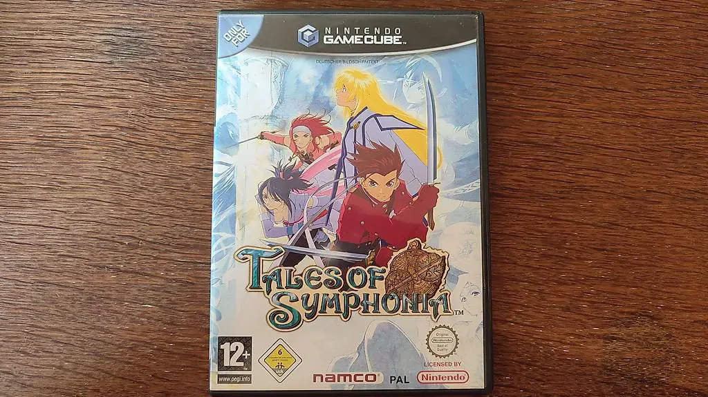 [gamecube] tales of symphonia (inkl. metal plate)