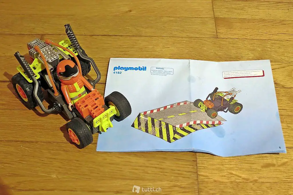 Playmobil Auto: Oranger Miniflitzer