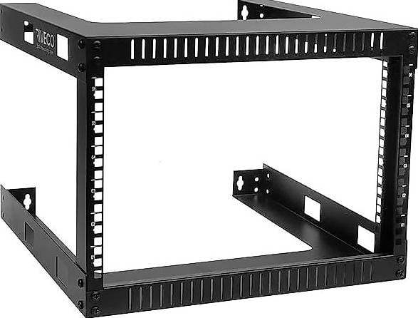 Stabiles 6U Wandmontage-Rack, 45 x 50 x 37 cm, 6,12 kg