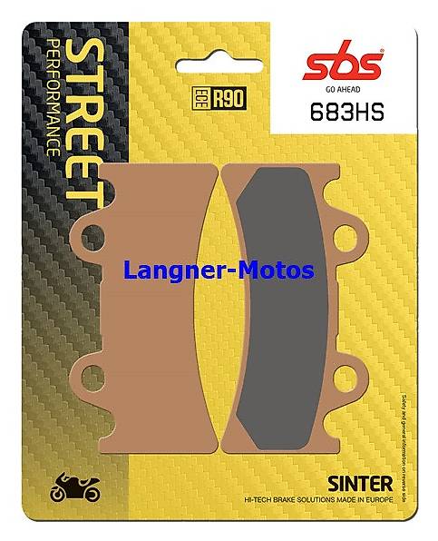 bremsbelag sbs 683 hs yamaha fzr 1000 triumph daytona super