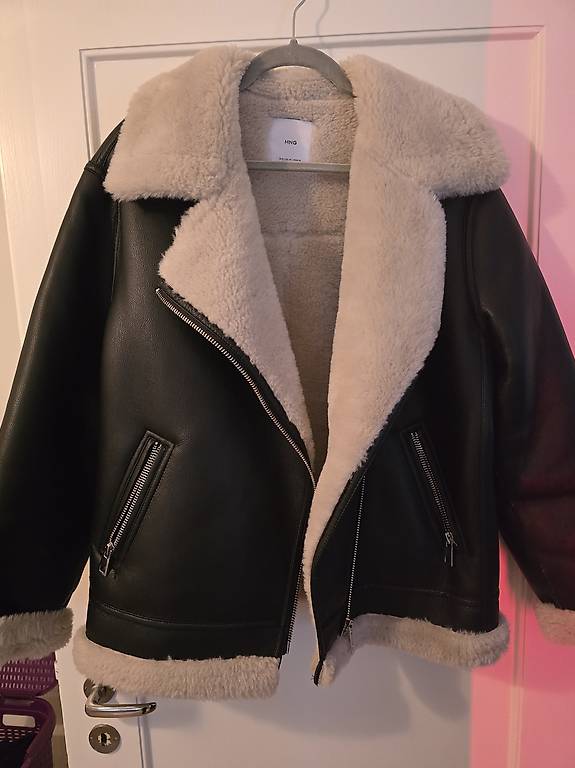 Bikerjacke mit Plüsch