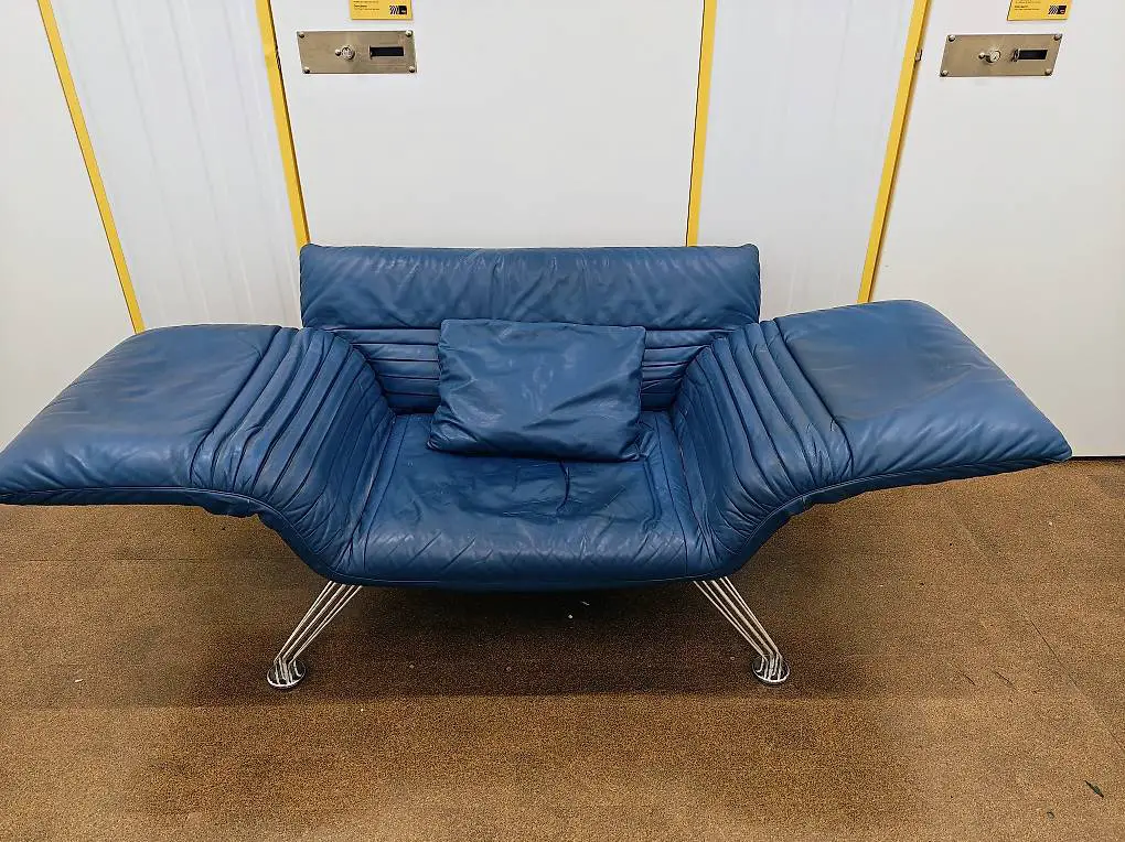 De Sede by Winfried Totzek Sessel Blau