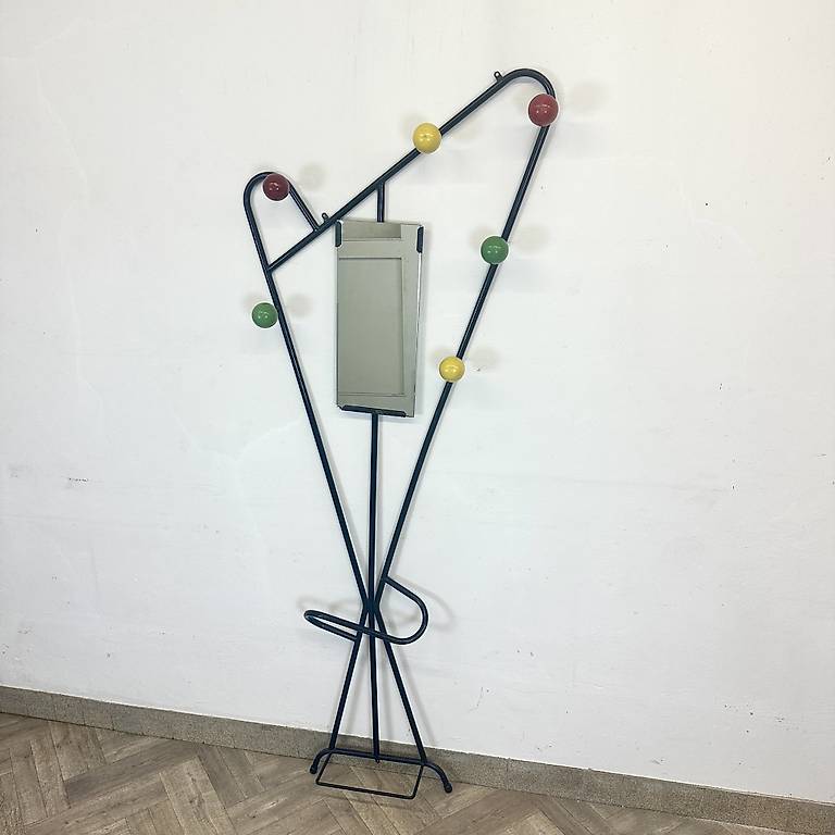 Mid-Century Art Deco Garderobe by Roger Feraud 1950