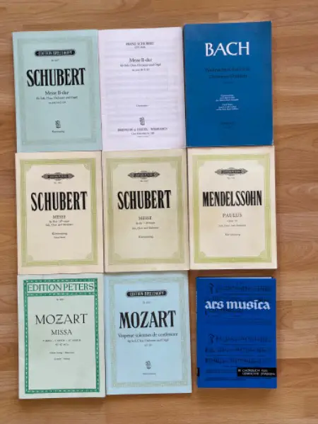 Verchiedene Musikwerke