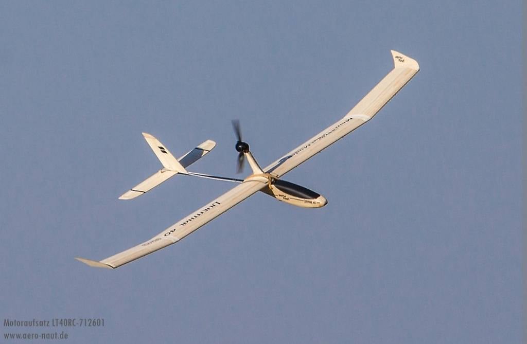 Modellfluzeug, Lilienthal 40 RC inkl. Motor + Fernsteuerung