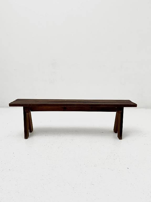 Vintage Holzbank/Bänkli aus Eiche, 1950er Jahre