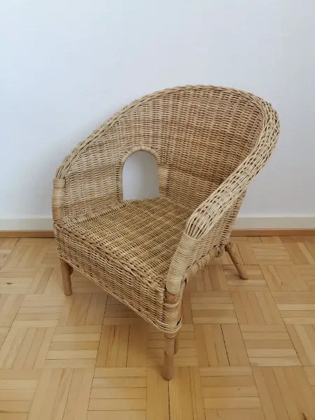 Korbsessel / In-und Outdoor