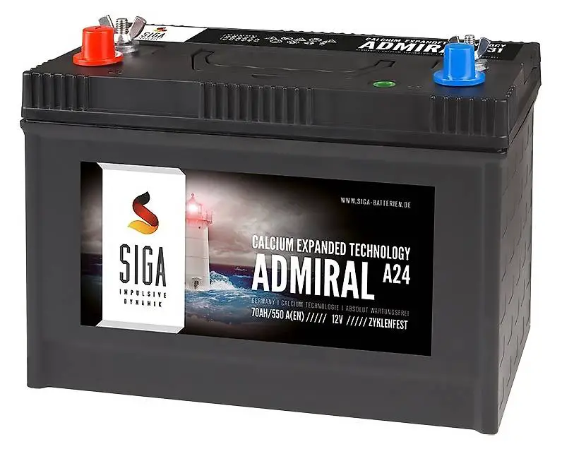 siga admiral 70ah 12v 260x174x222mm