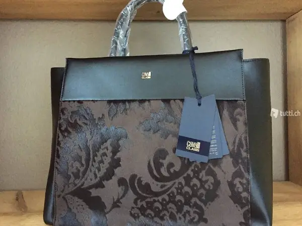  Cavalli Class Handtasche in dunkelbraun